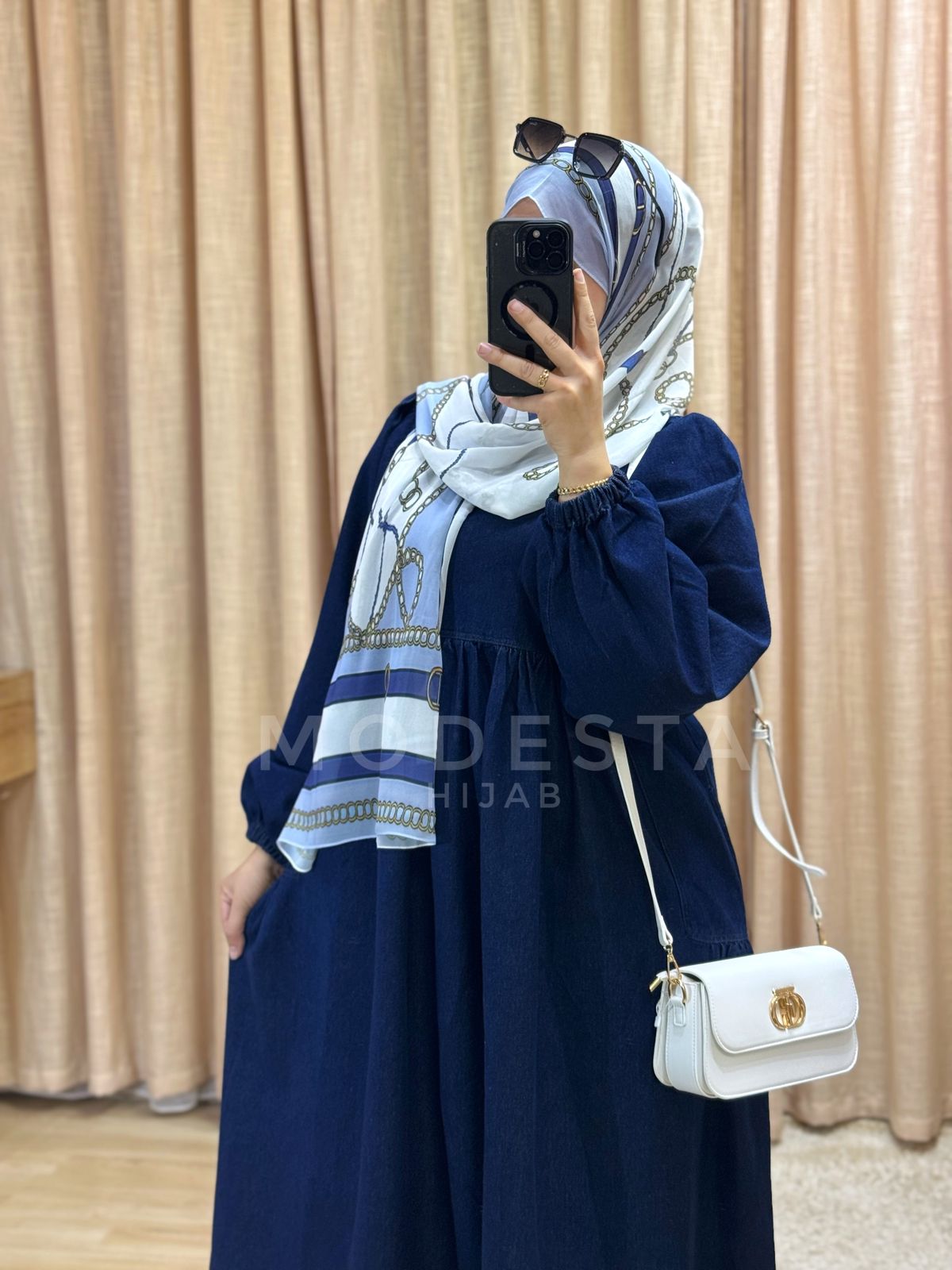 Robe Jean Amira "Bleu nuit"