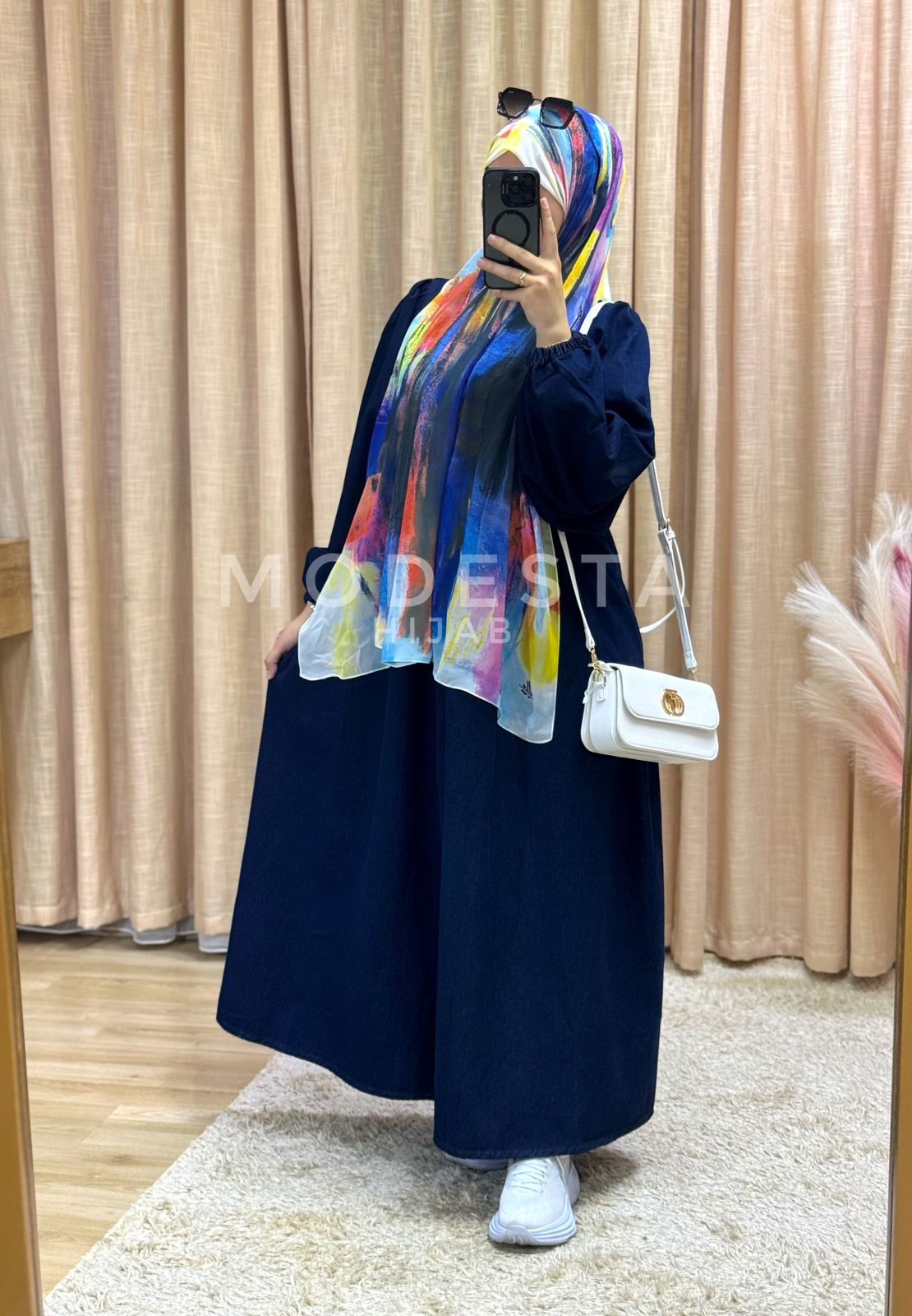 Robe Jean Amira "Bleu nuit"