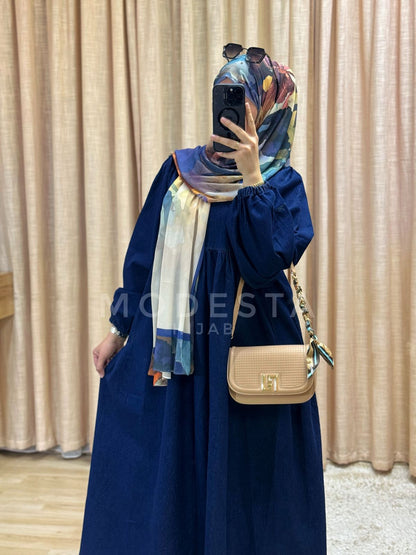 Robe Jean Amira "Bleu nuit"